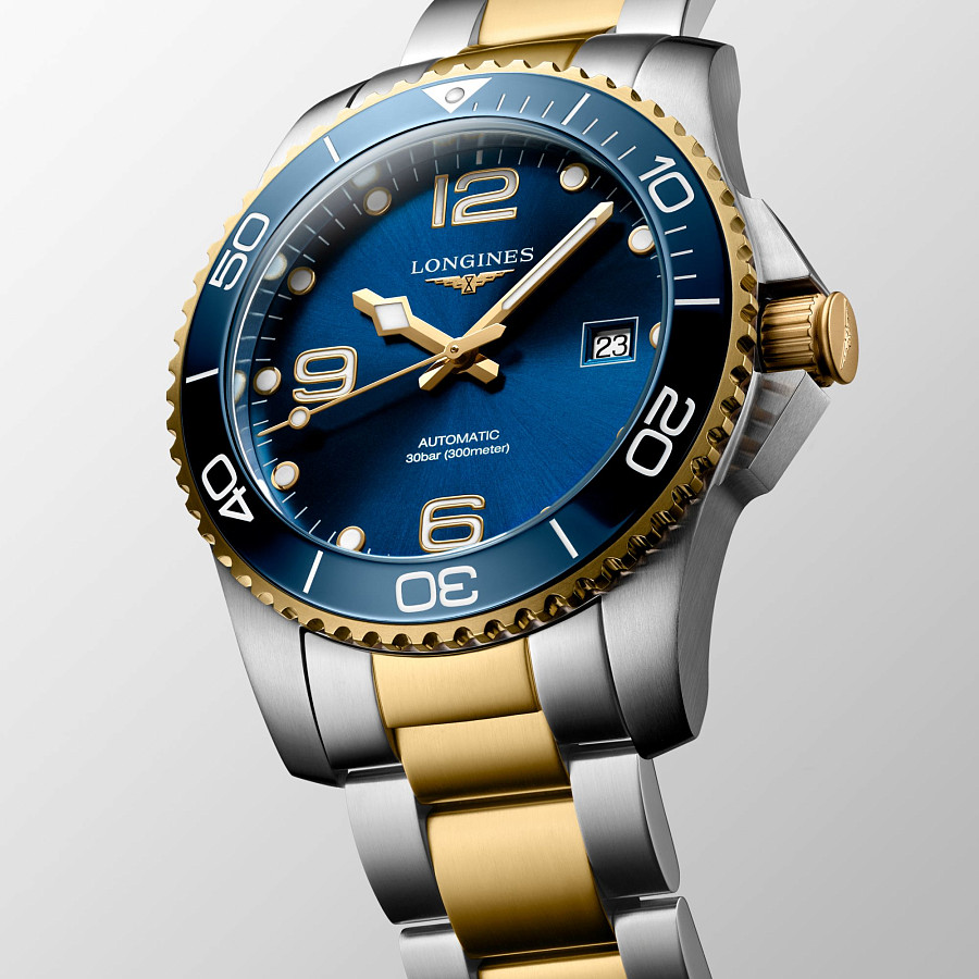 Часы Longines HydroConquest L3.781.3.96.7 — нержавеющая сталь, мужские