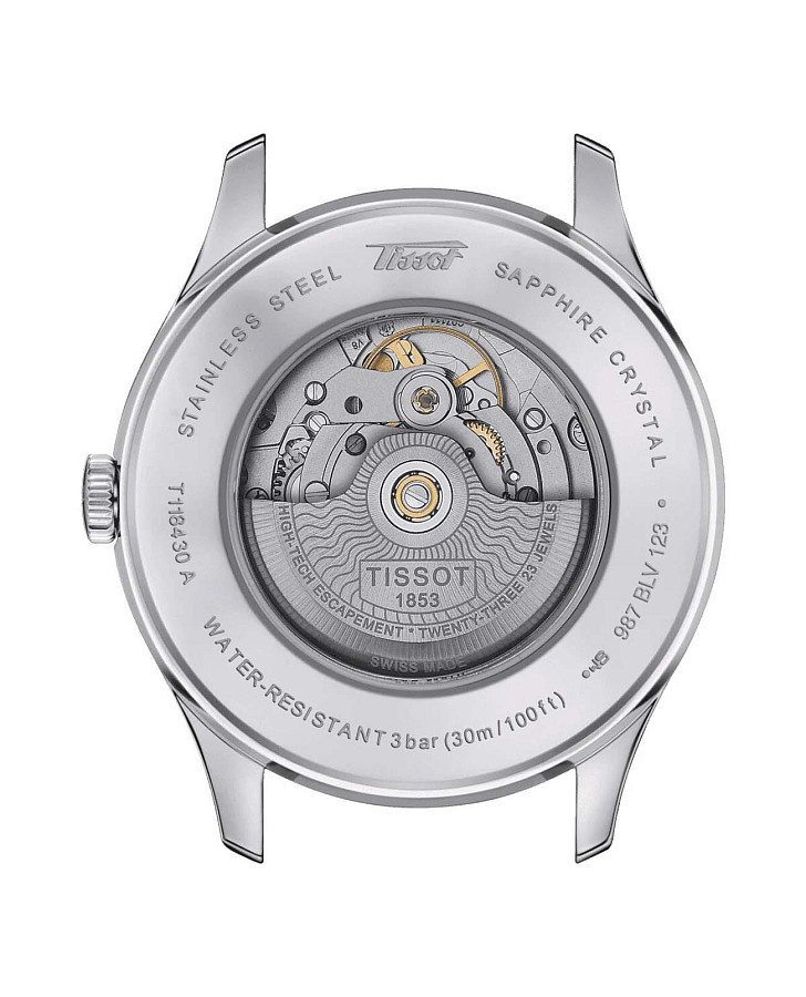 Часы Tissot Heritage Visodate Powermatic 80 T118.430.11.041.00 — сталь металл, Швейцария