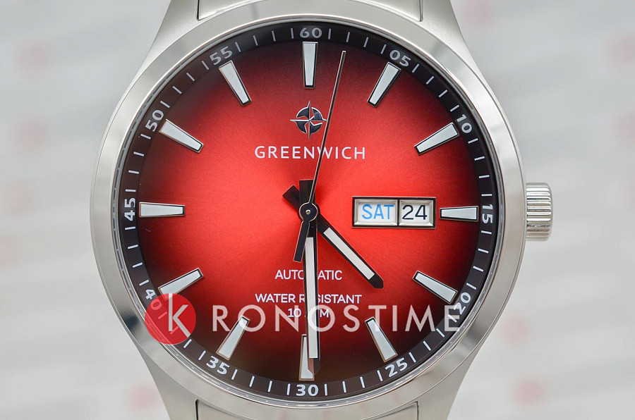 Часы Greenwich GW 054.10.35 — металл сталь, Англия