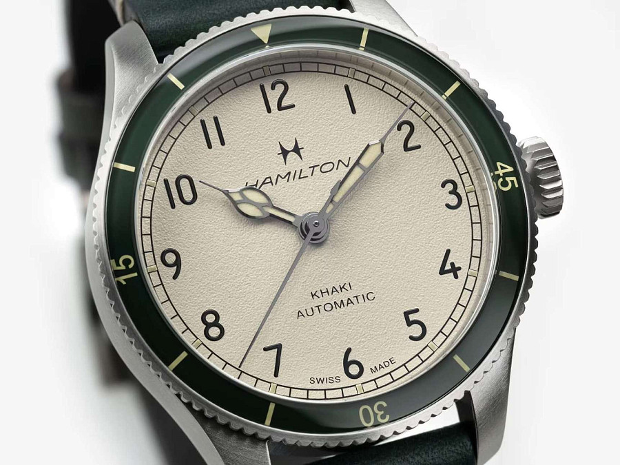 Часы Hamilton Khaki Aviation Pilot Pioneer Auto 38mm H76255810 — механические, металл сталь