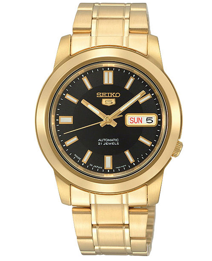 Часы Seiko 5 Regular SNKK22K1 — мужские, черный