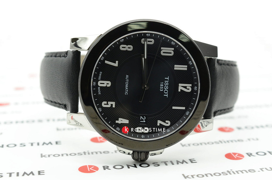 Часы Tissot Gentleman Swissmatic T098.407.26.052.00 — кожаный, мужские