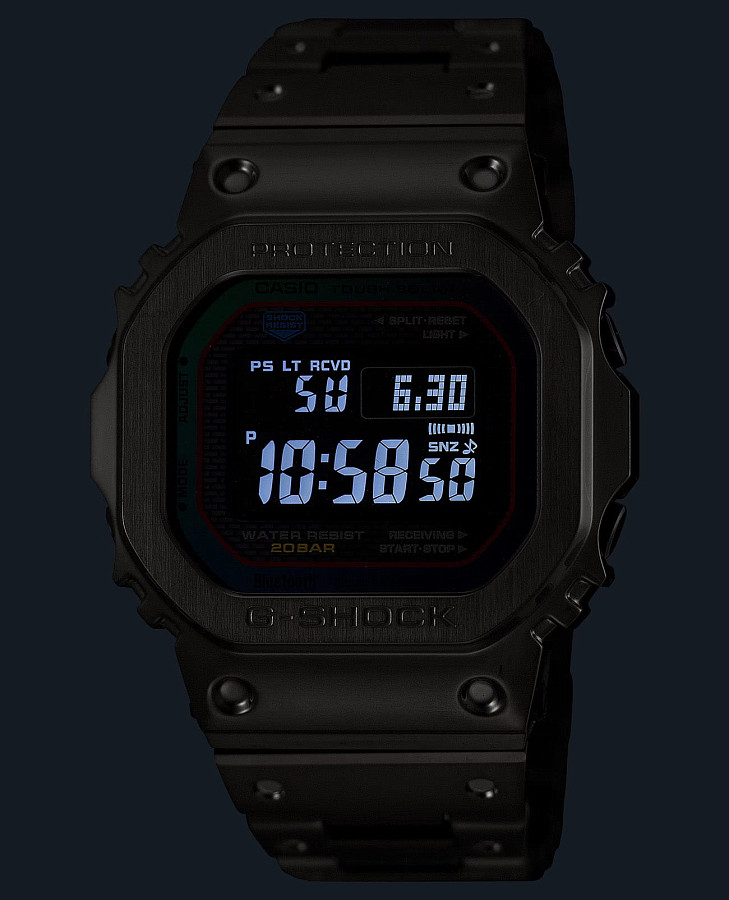 Часы Casio G-Shock GMW-B5000BPC-1DR (GMW-B5000BPC-1) — электронные, Япония, мужские