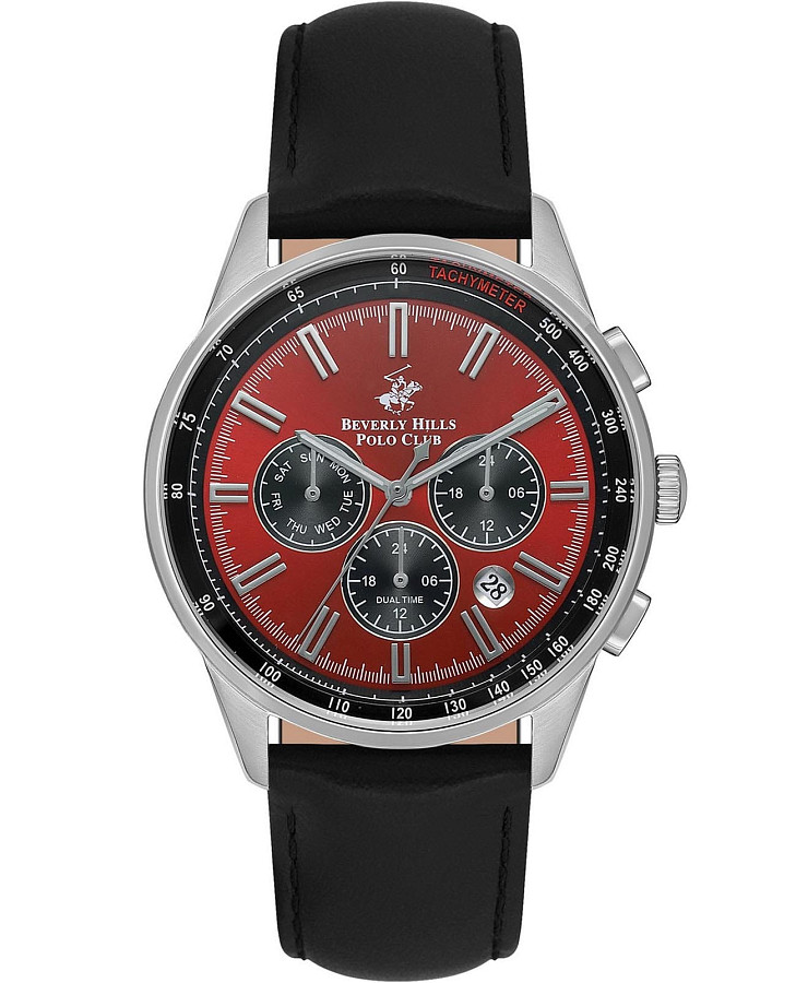 Часы Beverly Hills Polo Club BP3550X.381 — мужские, красный