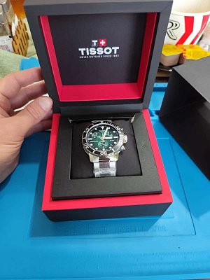Фото покупателя: Швейцарские керамические наручные часы Tissot Seastar 1000 Quartz Chronograph T120.417.11.091.01