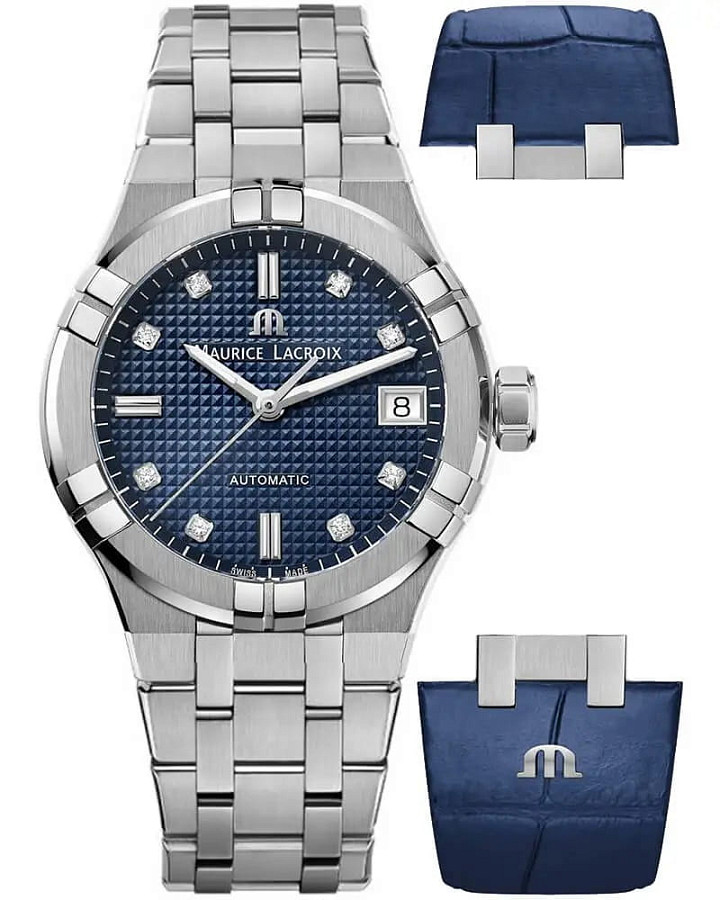 Часы Maurice Lacroix Aikon Automatic AI6006-SS002-450-2 — механические, сталь металл
