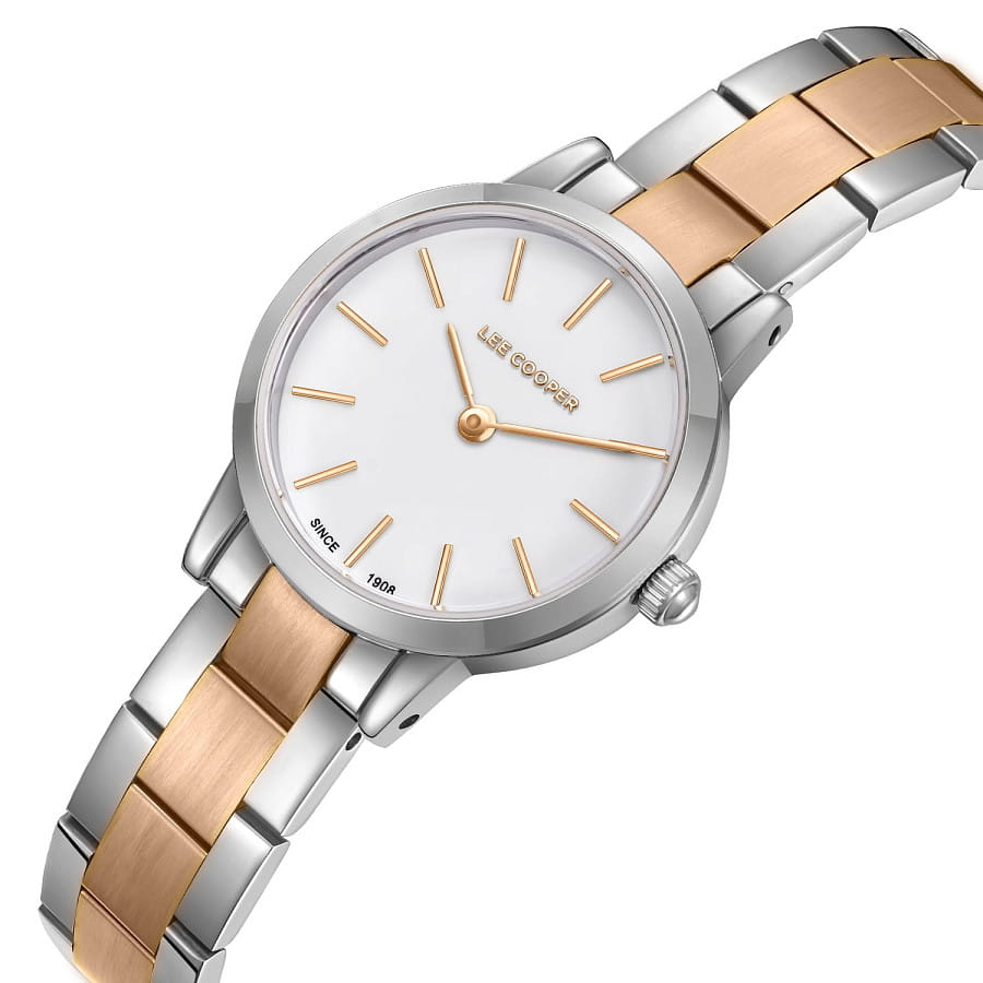 Часы Lee Cooper LC08098.520 — кварцевые, металл суперметалл