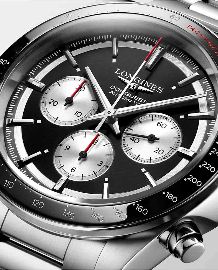 Часы Longines Conquest L3.835.4.52.6 — Швейцария, механические
