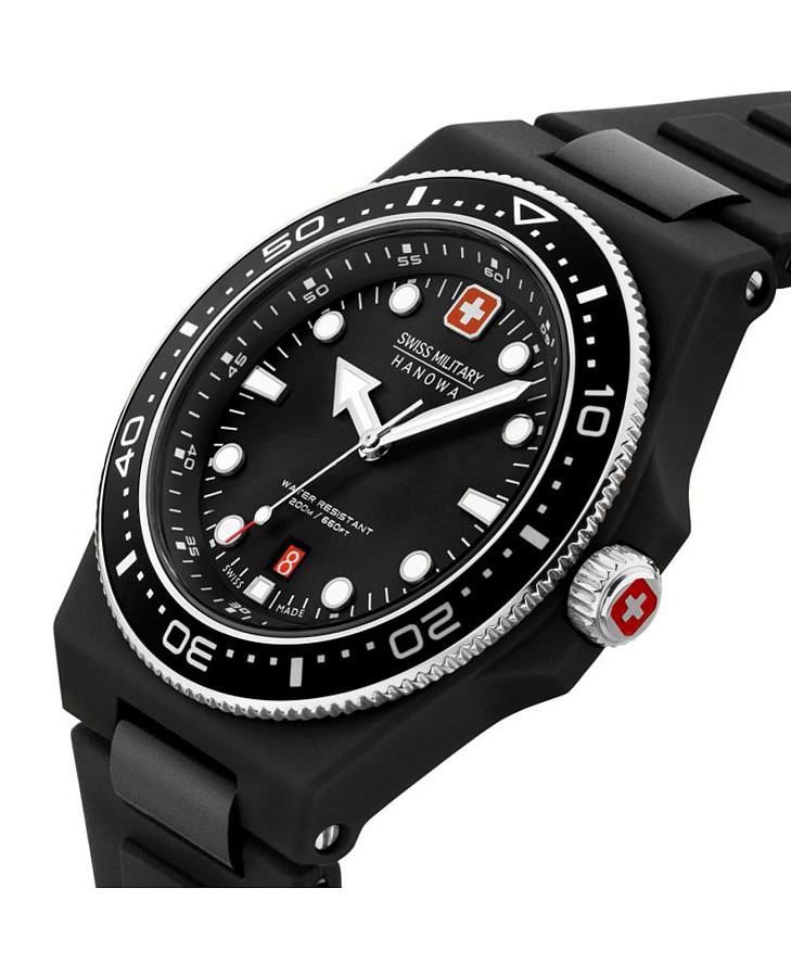 Часы Swiss Military Hanowa Ocean Pioneer SMWGN0001180 — кварцевые, металл сталь