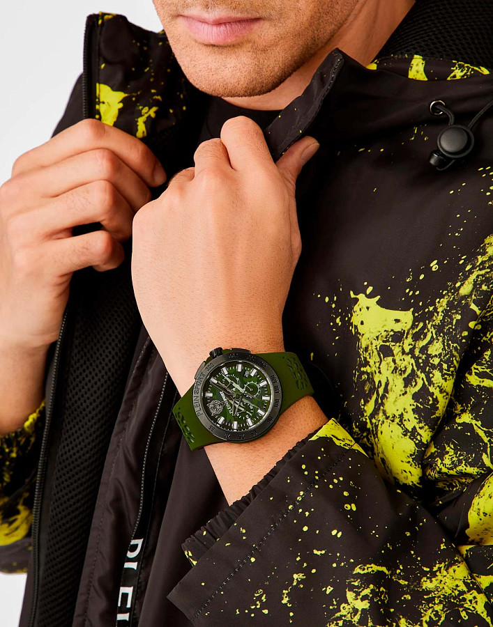 Часы Plein Sport Thunderstorn Chrono PSABA0323 — кварцевые, металл сталь
