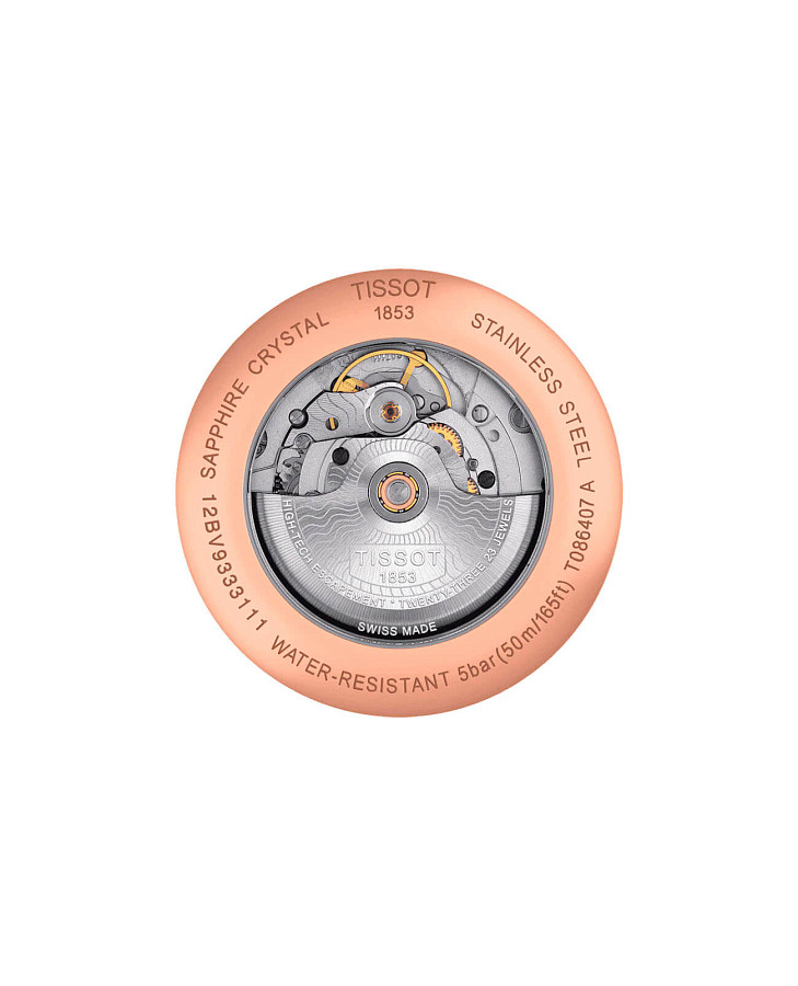 Часы Tissot Luxury Powermatic 80 T086.407.22.051.00 — механические, сталь металл