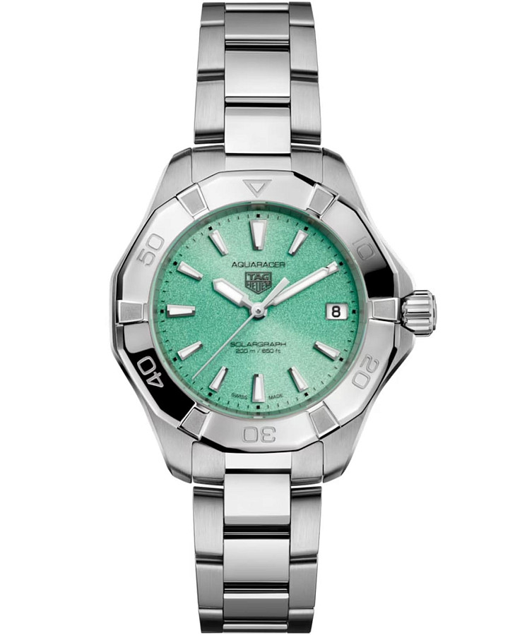 Часы TAG Heuer Aquaracer Professional Solargraph WBP1315.BA0005 — женские, зеленый