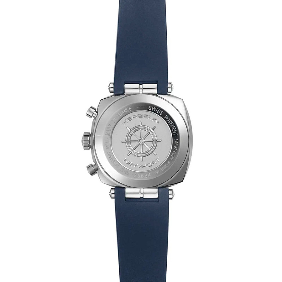 Часы Herbelin Newport Heritage 35664AP25CB — металл сталь, Франция