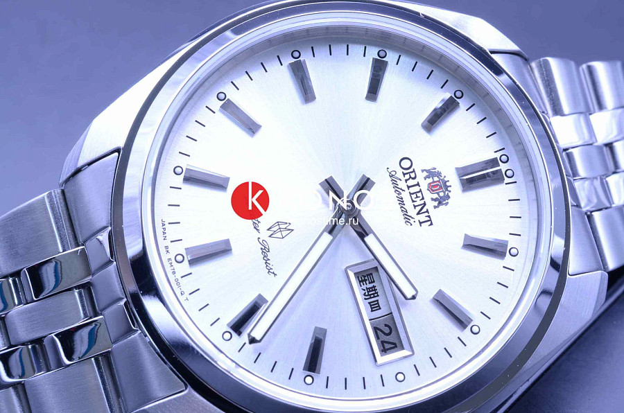 Часы Orient EM78002W (SEM78002W) — механические, сталь металл