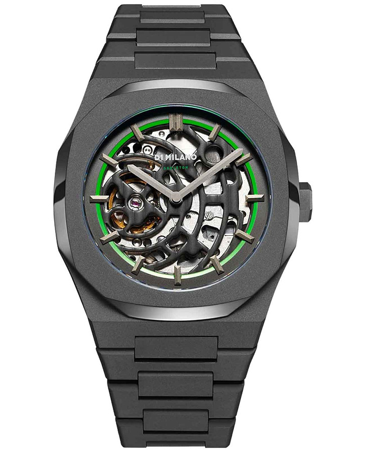 Часы D1 Milano Skeleton SKBJ07 — мужские, черный