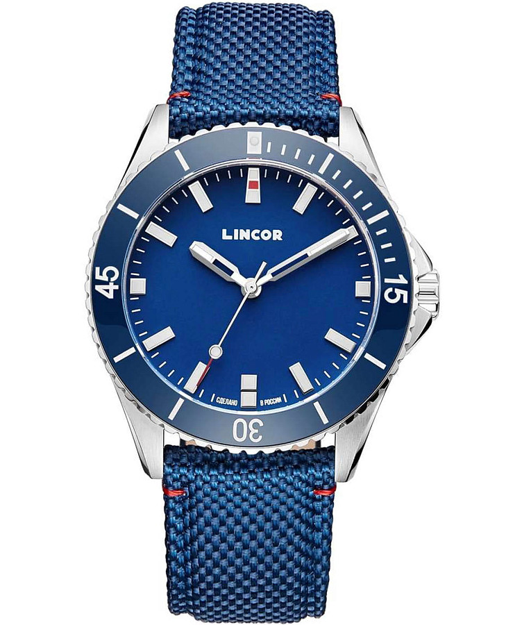 Часы Lincor Uni 4095L-1 — мужские, синий