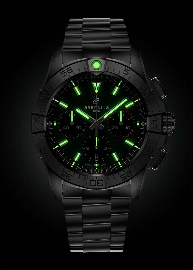 Часы Breitling Avenger B01 Chronograph 42 mm AB0146101L1A1 — механические, металл сталь