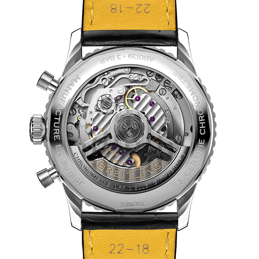 Часы Breitling Navitimer B01 Chronograph 41 AB0139241C1P1 — механические, сталь металл