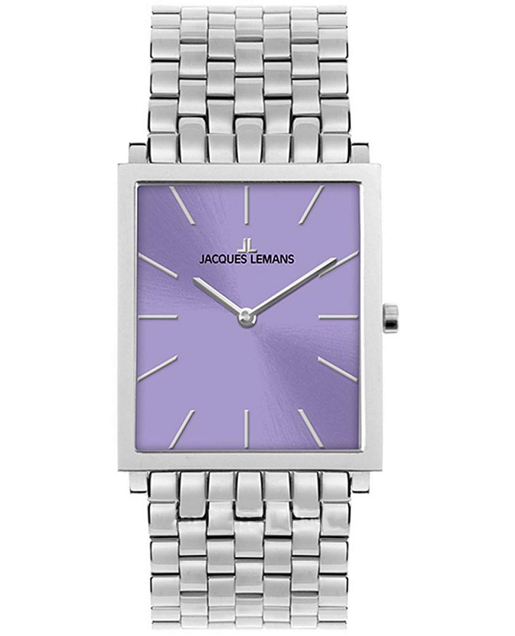 Часы Jacques Lemans Nizza 1-2174L — мужские, фиолетовый