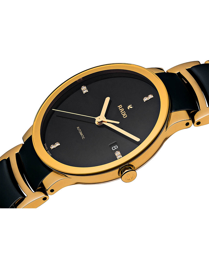 Часы Rado Centrix Automatic Diamonds R30035712 — механические, сталь металл