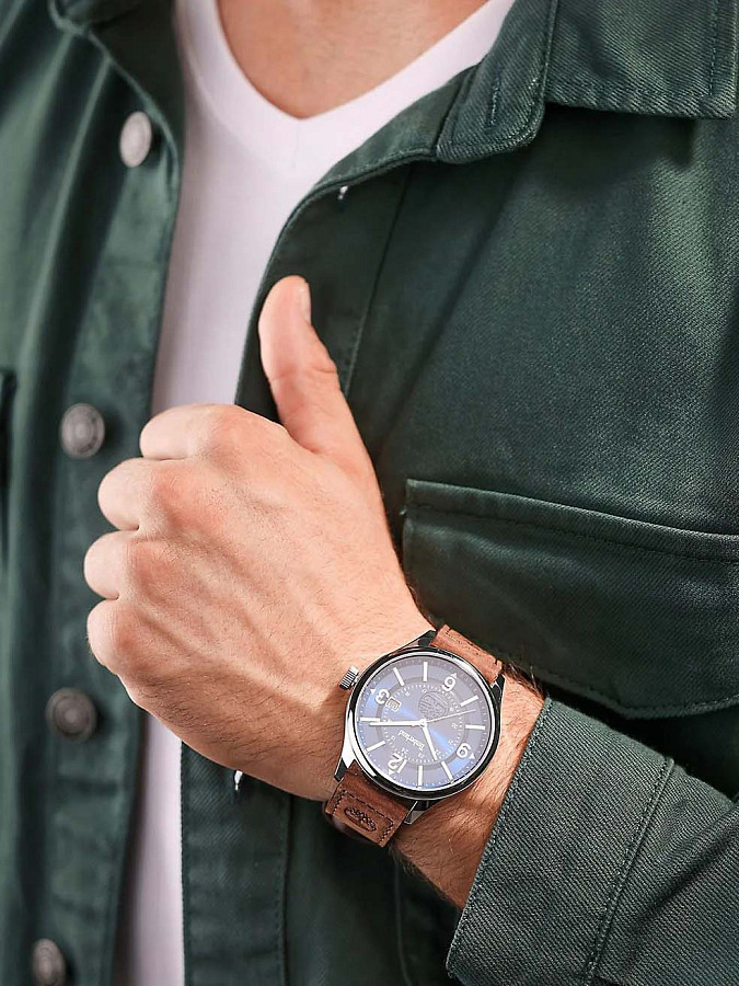 Часы Timberland Blake TDWGB0011301 — кварцевые, металл сталь