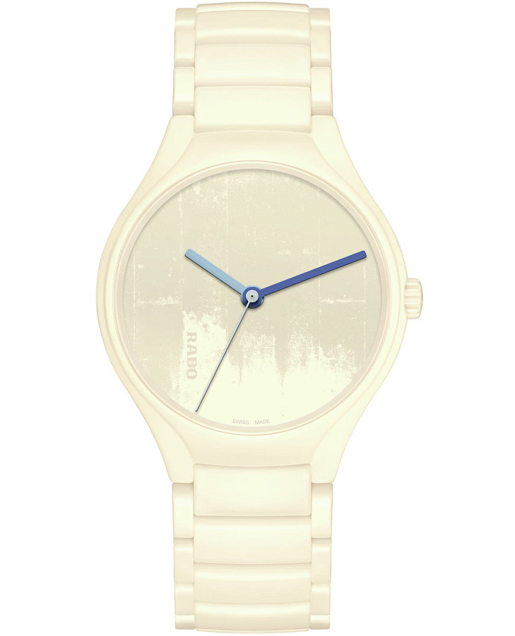 Часы Rado True Round x Les Couleurs Le Corbusier R27049012 — мужские, бежевый