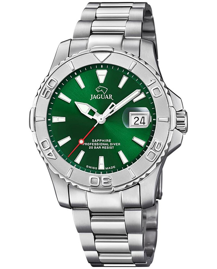 Часы Jaguar Couple Diver J969/1 — мужские, зеленый