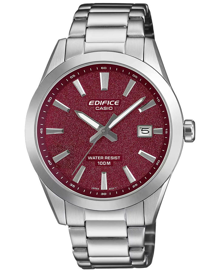 Часы Casio Edifice EFV-160D-4A — мужские, красный