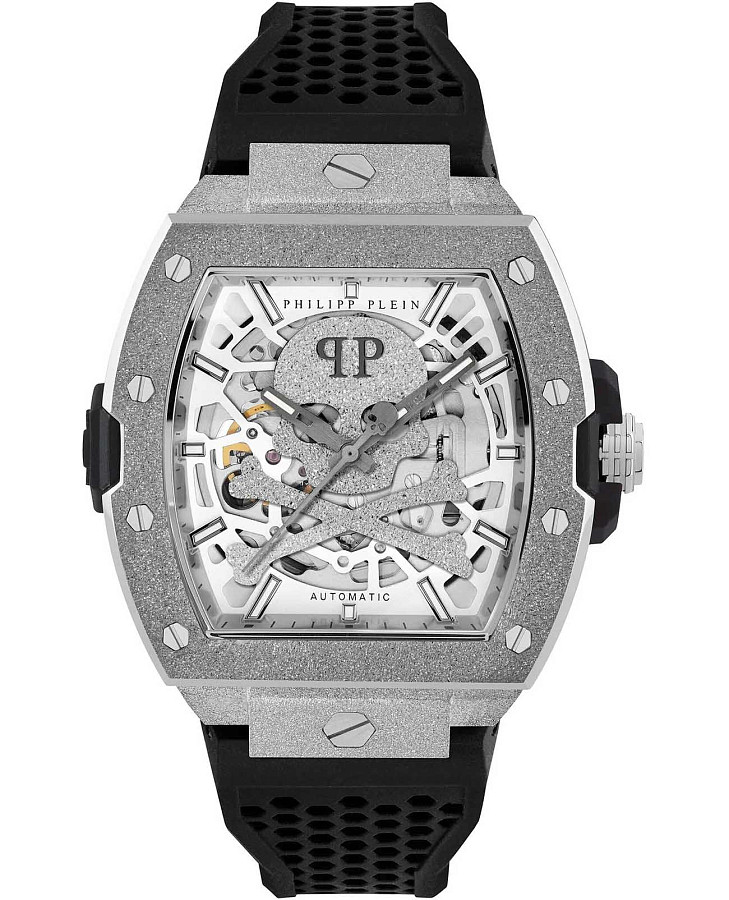 Часы Philipp Plein The Skeleton 2.0 PWJFA0925 — мужские, серебристый