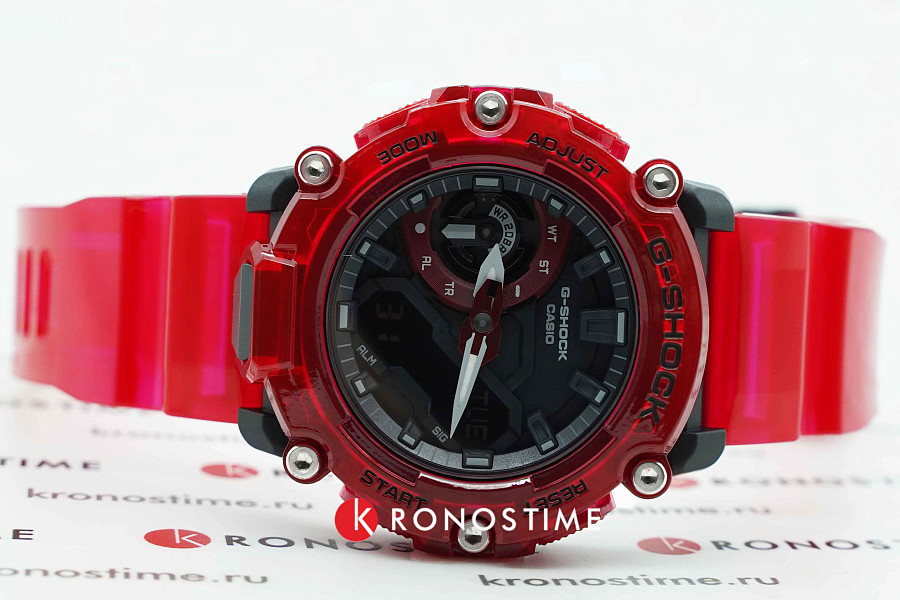 Часы Casio G-Shock GA-2200SKL-4ADR (GA-2200SKL-4A) — мужские, розовый