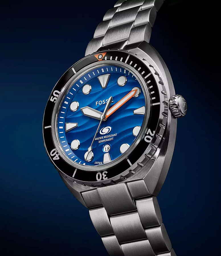 Часы Fossil Breaker FS6064 — нержавеющая сталь, мужские