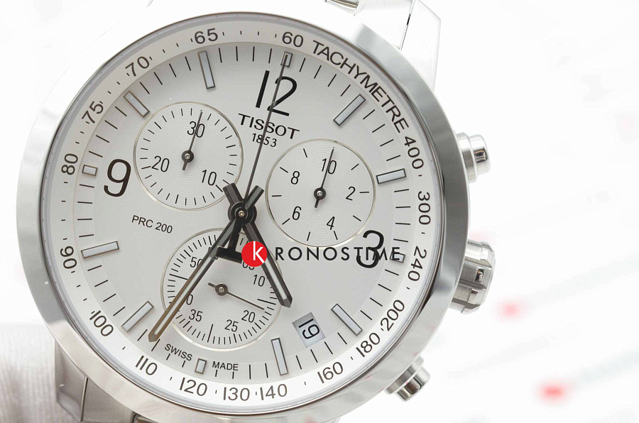 Часы Tissot PRC 200 Chronograph T114.417.11.037.00 — мужские, нержавеющая сталь