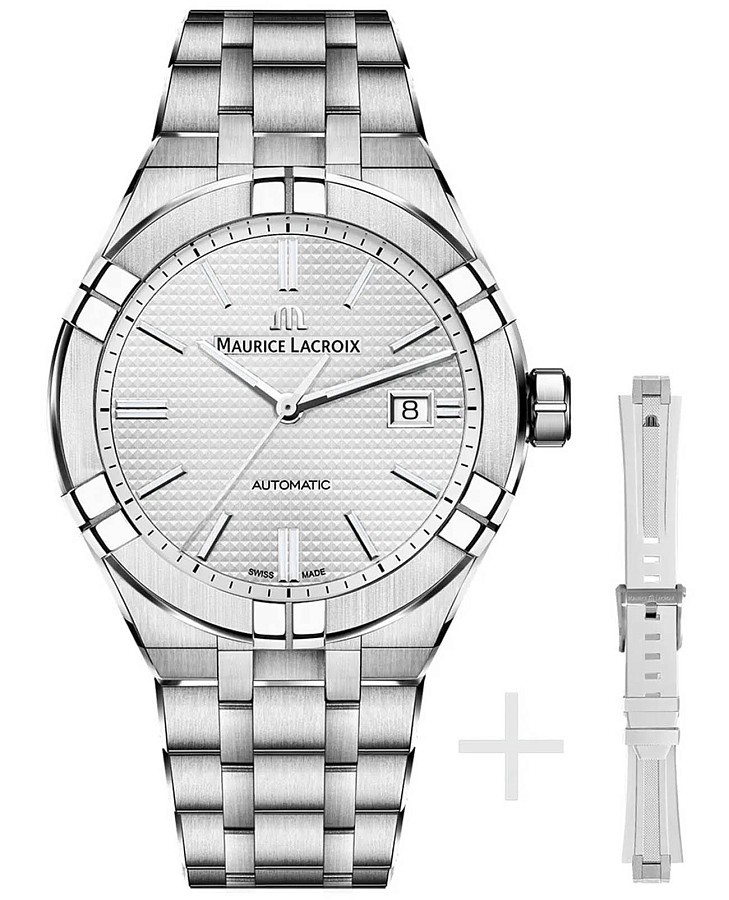 Часы Maurice Lacroix Aikon Automatic AI6008-SS00F-130-A — мужские, серебристый