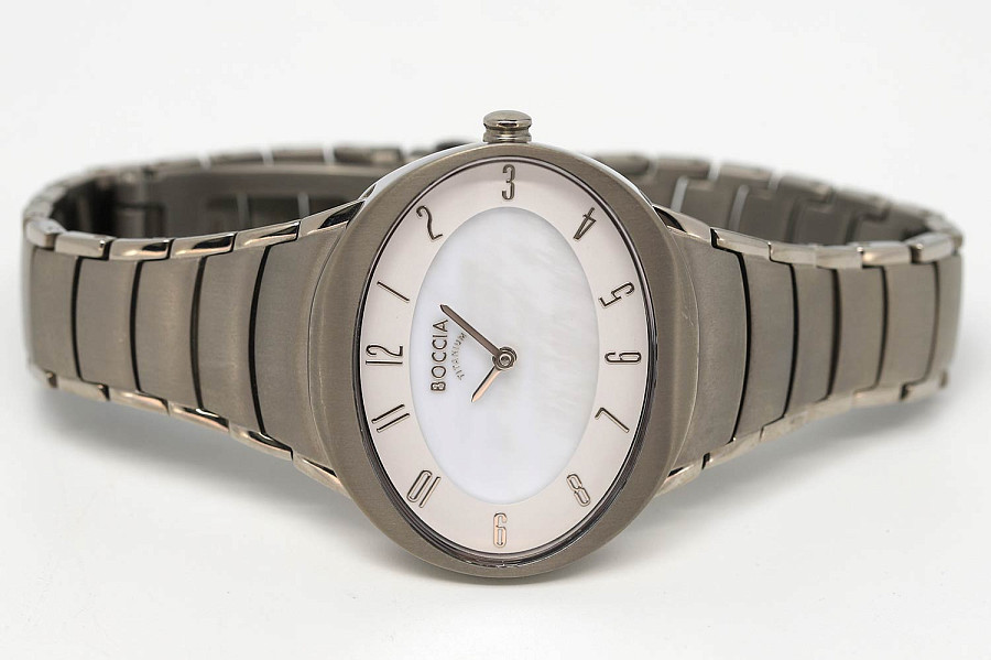 Часы Boccia Titanium 3165-10 — титан, Германия