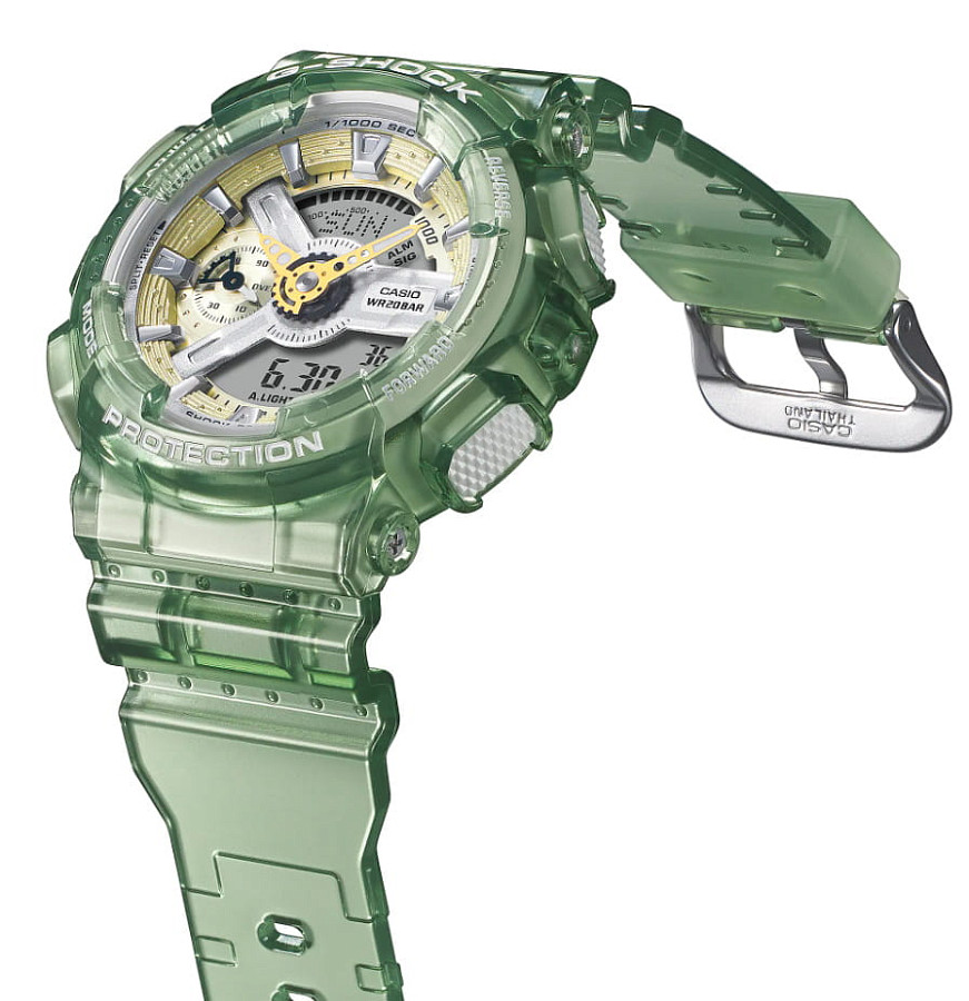 Часы Casio G-Shock GMA-S110GS-3A — женские, пластик