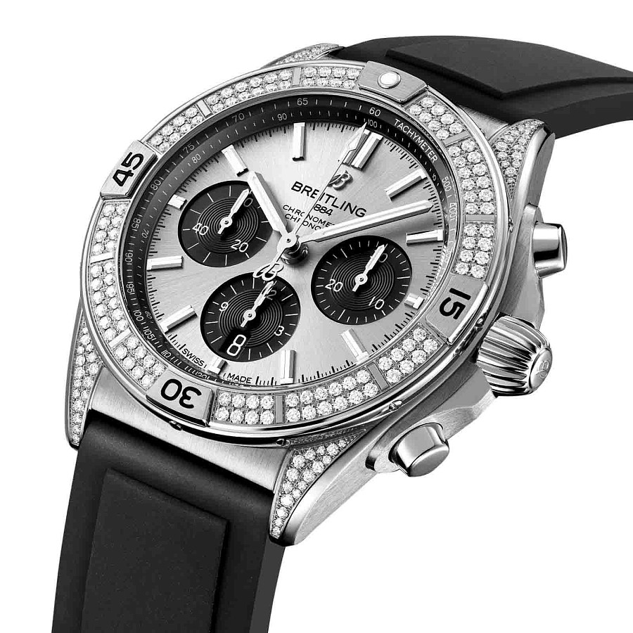 Часы Breitling Chronomat B01 42 mm AB0134721G1S1 — механические, металл сталь