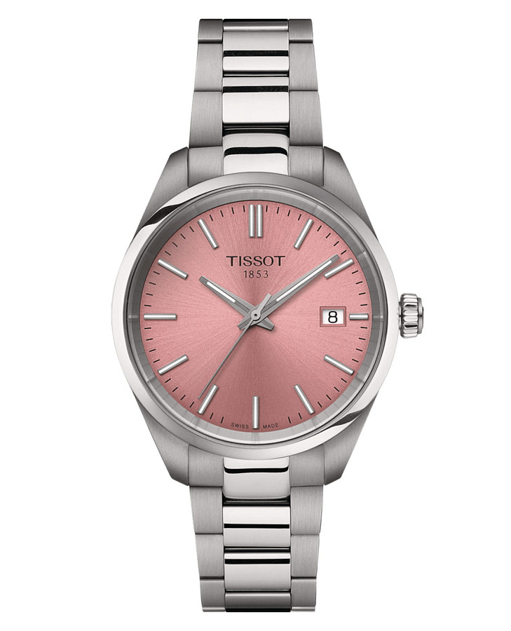 Часы Tissot PR 100 Quartz 34mm T150.210.11.331.00 — женские, розовый