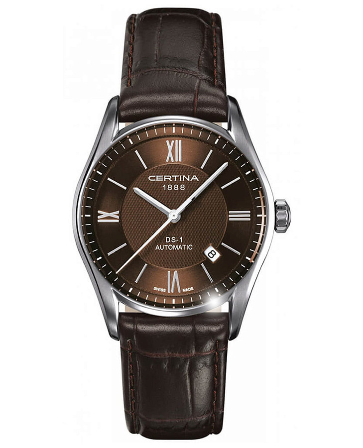 Часы Certina C006.407.16.298.00 — мужские, коричневый