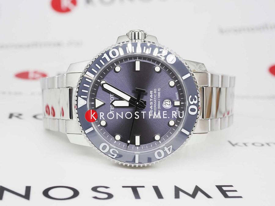 Часы Tissot Seastar 1000 Powermatic 80 T120.407.11.081.01 — Швейцария, механические