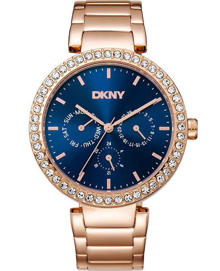 Часы DKNY Downtown Glitz DK1L044M0065 — женские, синий