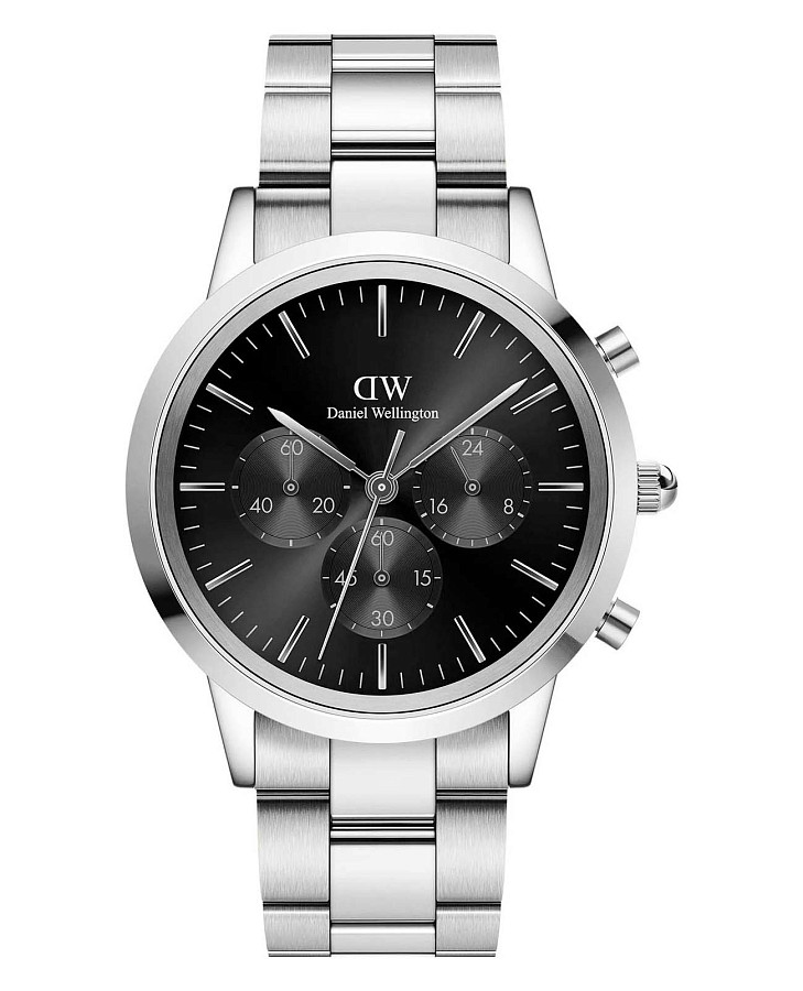 Часы Daniel Wellington Iconic Link DW00100645 — мужские, черный