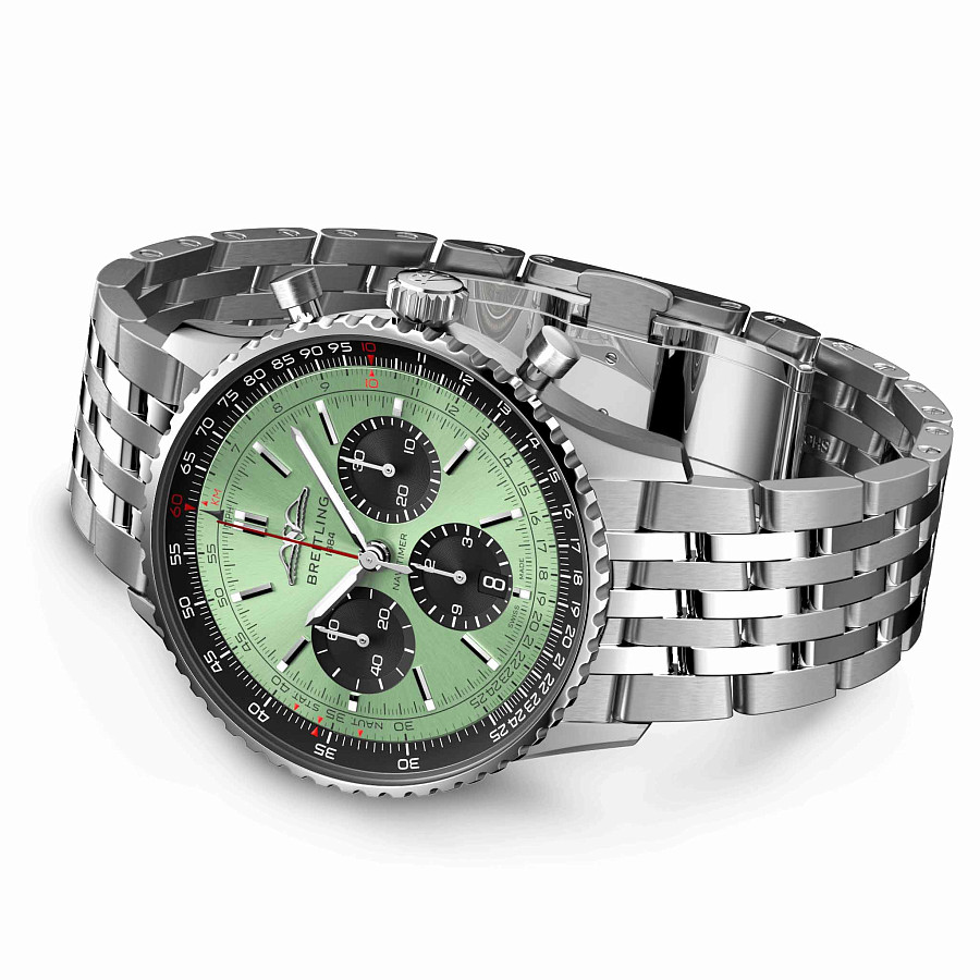 Часы Breitling Navitimer B01 Chronograph 43 AB0138241L1A1 — артикул AB0138241L1A1