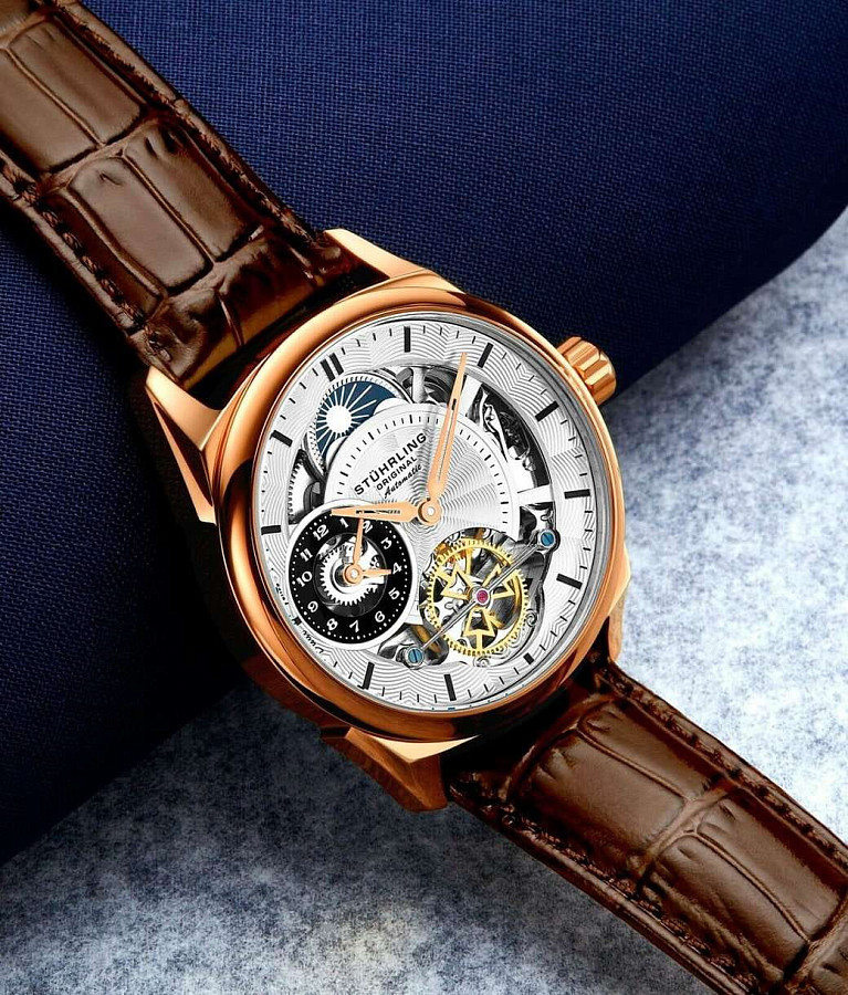 Часы Stuhrling Legacy 943A.03 — механические, металл сталь