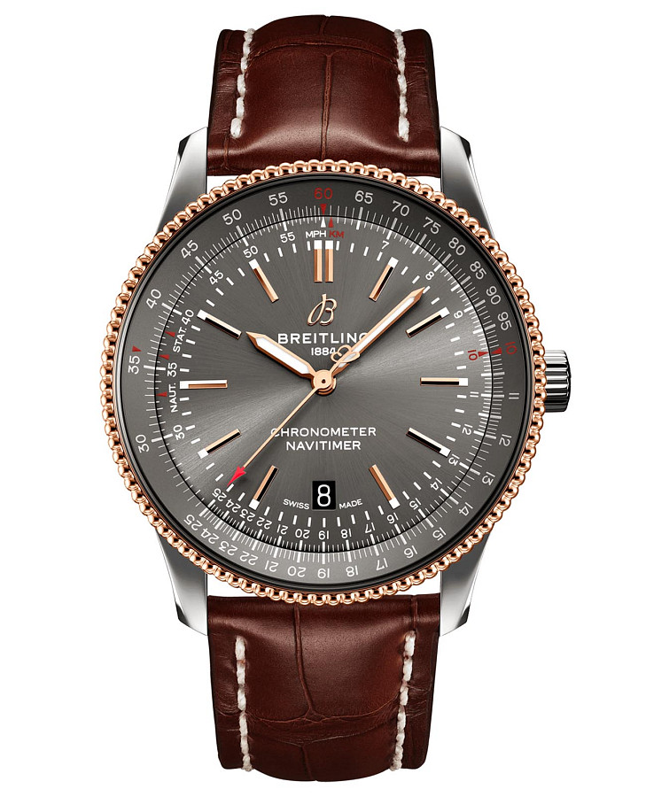 Часы Breitling Navitimer Automatic 41 U17326121M1P2 — мужские, антрацитовый