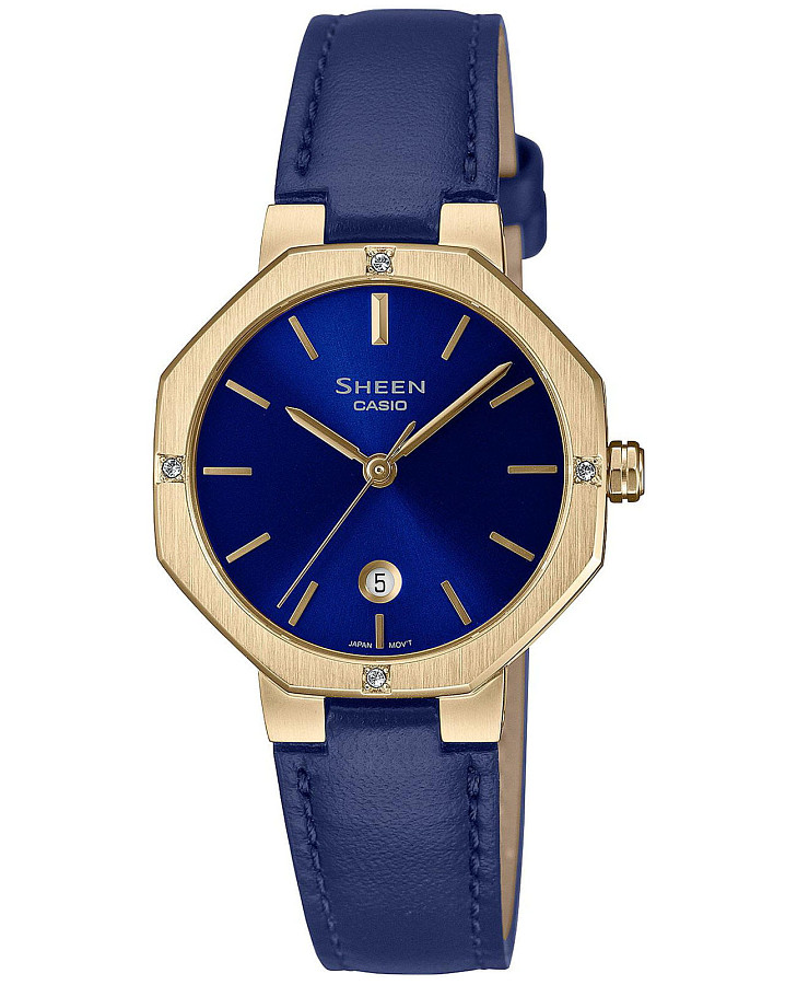 Часы Casio Sheen SHE-4543GL-2AUDF (SHE-4543GL-2A) — женские, синий