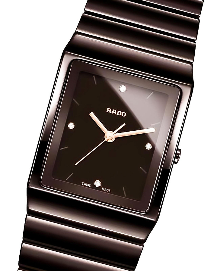 Часы Rado Ceramica Diamonds R21993702 — кварцевые, керамика