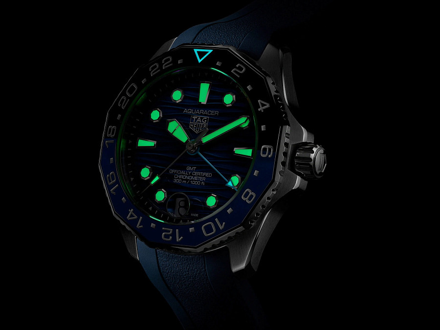 Часы TAG Heuer Aquaracer Professional 300 GMT WBP5114.FT6259 — артикул WBP5114.FT6259