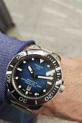 Фото покупателя: Швейцарские механические наручные часы Tissot Seastar 2000 Professional Powermatic 80 T120.607.11.041.00