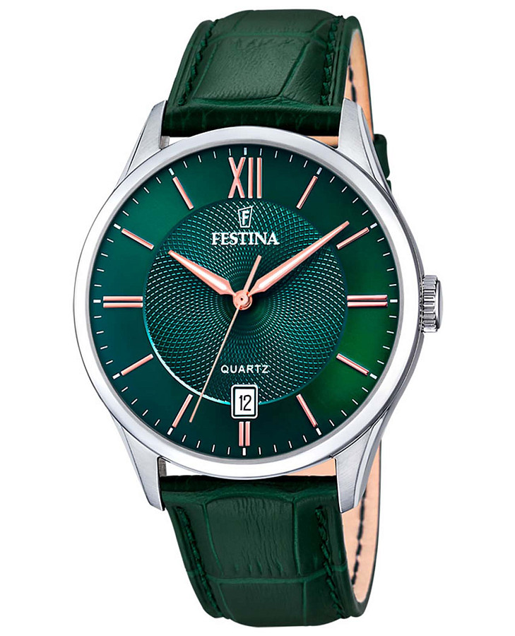 Часы Festina Classics F20426/7 — мужские, зеленый