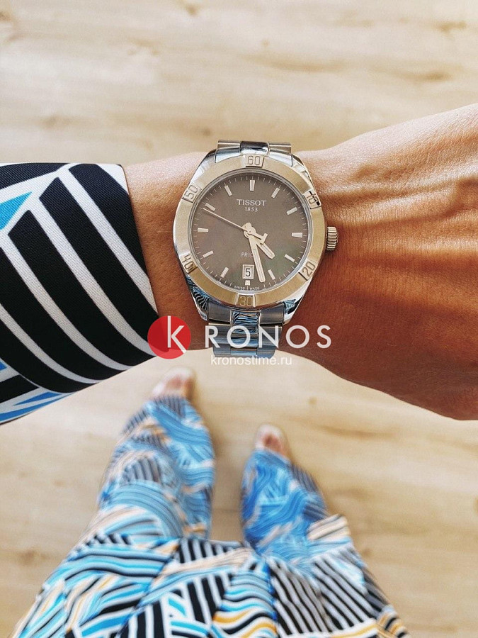 Часы Tissot PR 100 Sport Chic T101.910.11.121.00 — кварцевые, Швейцария, женские